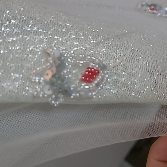 Tiffany's Designs baby blue beaded gown size 8 - Picture 5 of 14